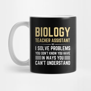 Biology Teacher Assistant Christmas from student Mug